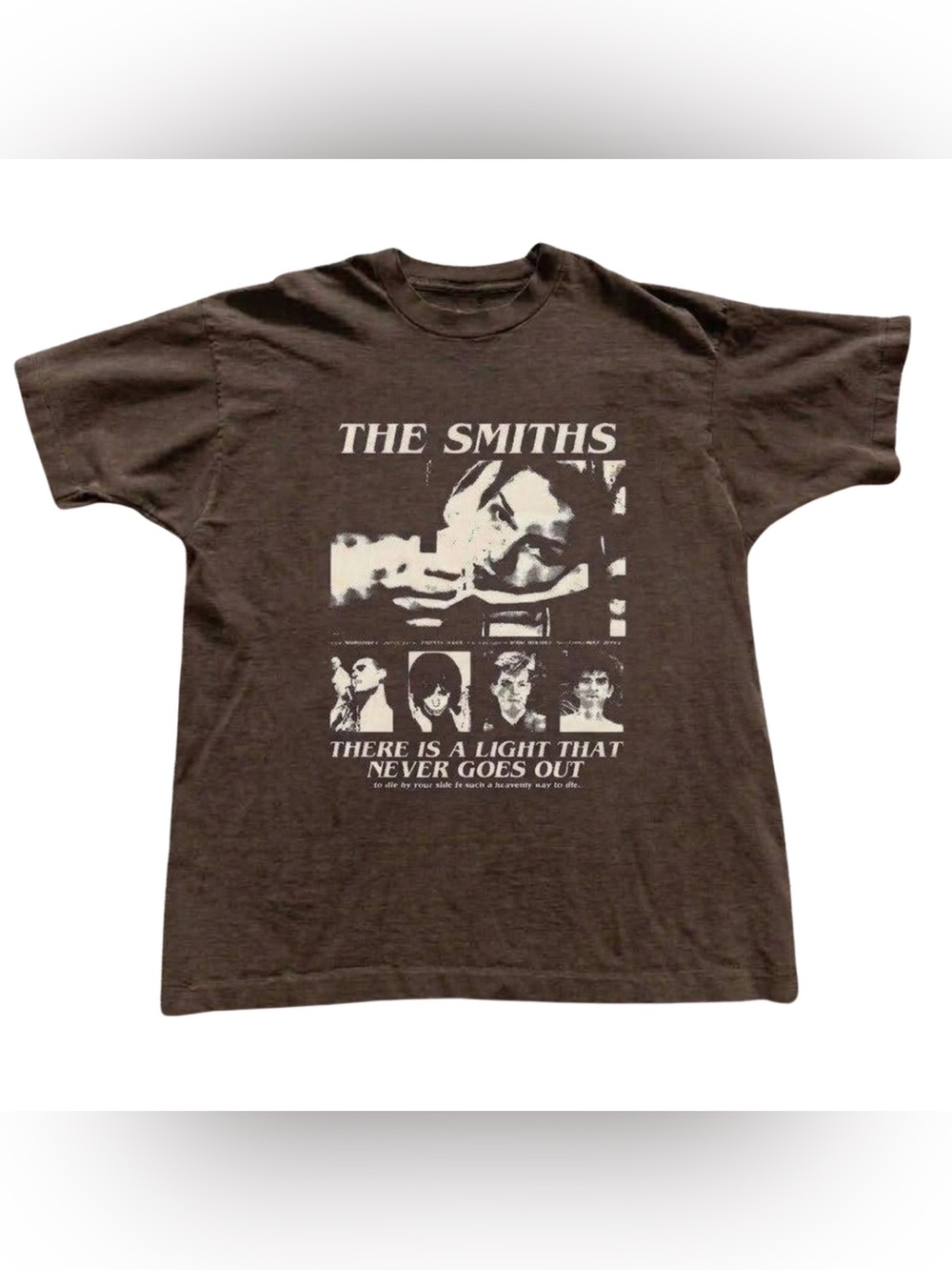 Vintage Dark Choco The Smiths Graphic Band T-Shirt